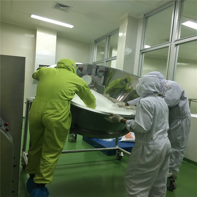 FL-120 fluid bed dryer untuk produk vitamin yang dibeli oleh Indoneisa cusotmer