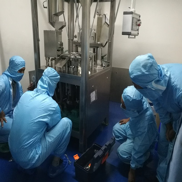 Debugging mesin pengisian kapsul otomatis untuk pelanggan