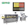 Automatic Liquid Plastic Ampoule Forming Filling Sealing Machine dengan mesin pelabelan