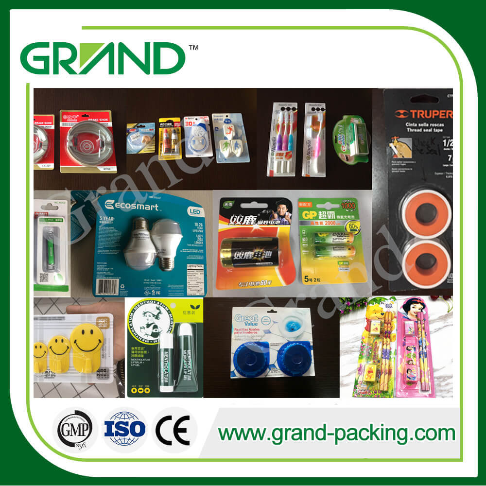 JP-300D Rotary Automatic Blister Card Packing Machine untuk Baterai