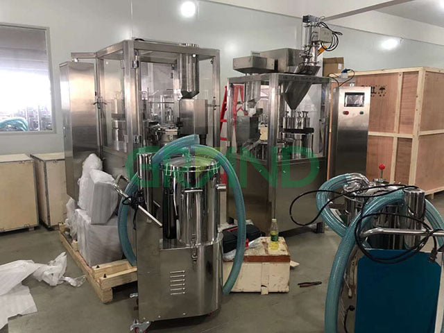 China ke Thailand Mesin Pengisian Kapsul Otomatis