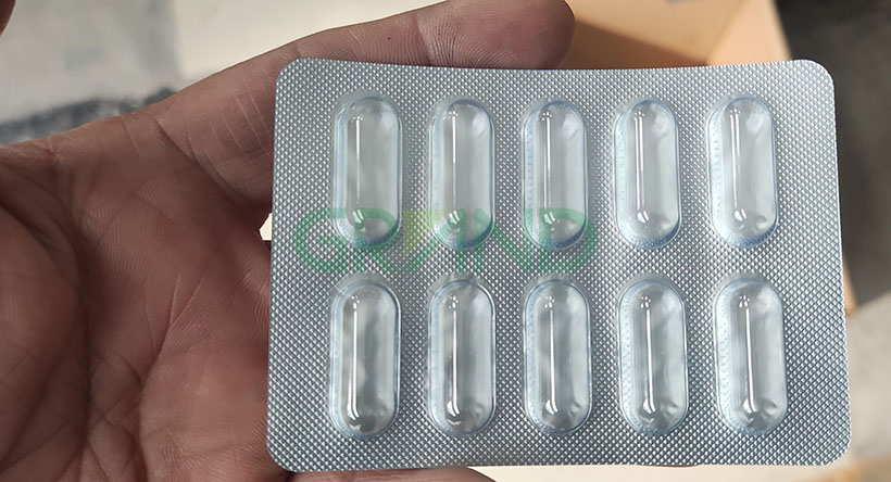 Mesin pengemasan blister untuk kapsul