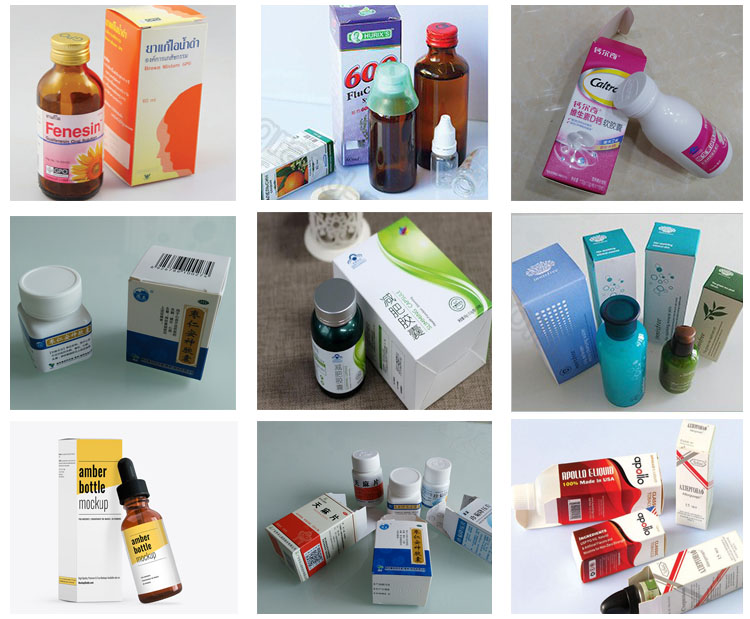 Mesin karton otomatis untuk botol