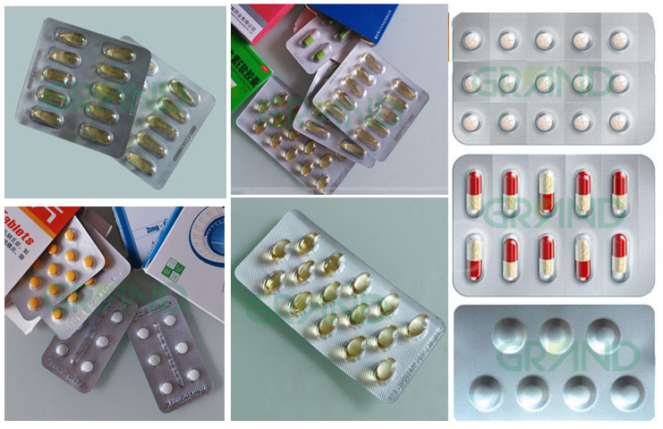 Sampel mesin pengemasan dpp80-blister