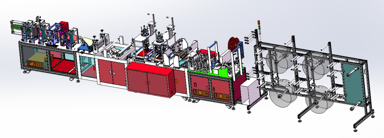 Mesin Pembuat Topeng N95