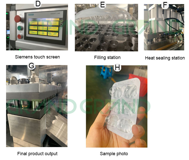 Alkohol Cotton Ball Blister Packing Machine02